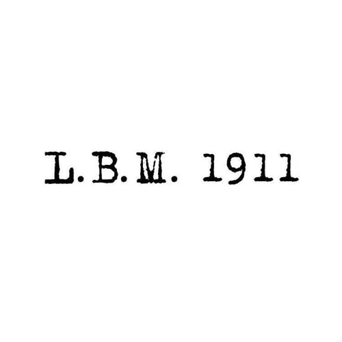 L.B.M.1911 エル.ビー.エム.1911