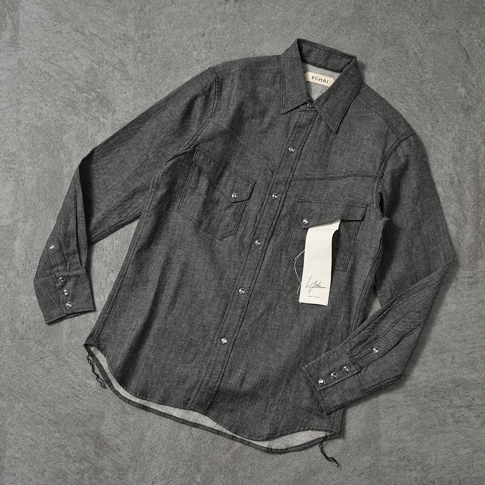 YCHAI WESTERN/CL メイドインジャパン コットン・リネン ウエスタン